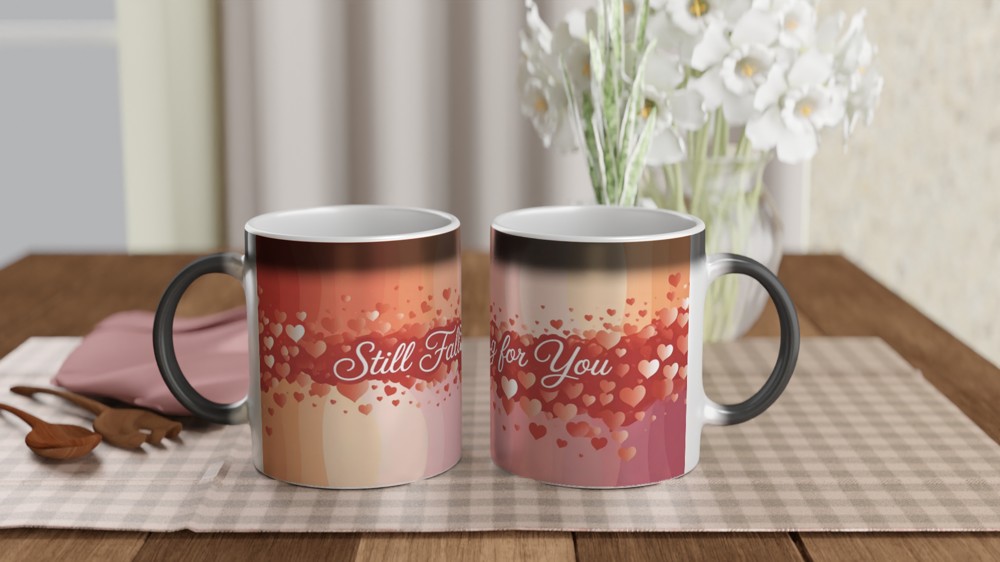 Still Falling for You Romantic Hearts Mug — view 3