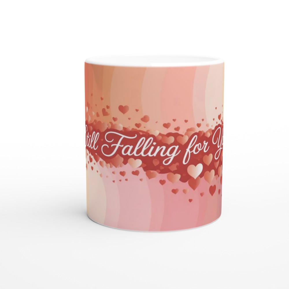 Still Falling for You Romantic Hearts Mug — view 11