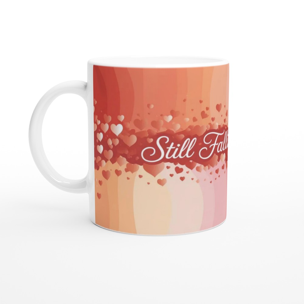 Still Falling for You Romantic Hearts Mug — view 10