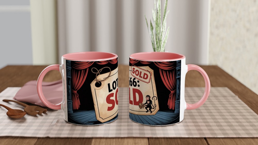 Phantom of the Opera Mug | Auction Scene Lot 666 | Musical Theatre Gift | West End Theatre Lover Present — view 6