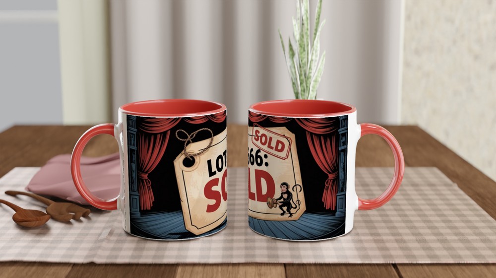 Phantom of the Opera Mug | Auction Scene Lot 666 | Musical Theatre Gift | West End Theatre Lover Present — view 7