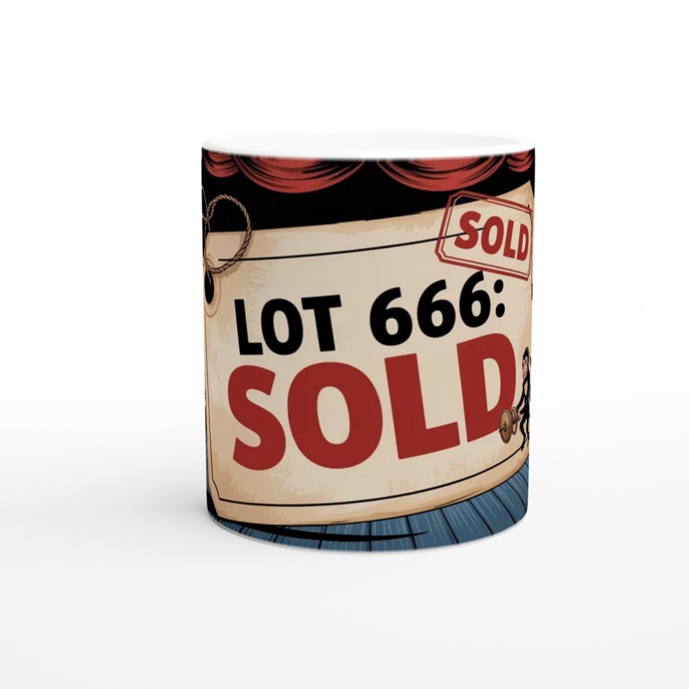 Phantom of the Opera Mug | Auction Scene Lot 666 | Musical Theatre Gift | West End Theatre Lover Present — view 11