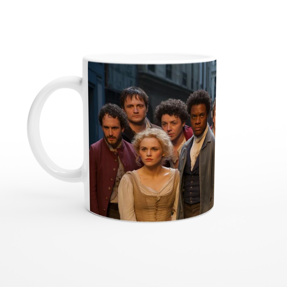 Les Miserables Mug with Stars Illustration | Musical Theatre Gift for Best Friend | West End Stage Inspired Ceramic Cup — view 10