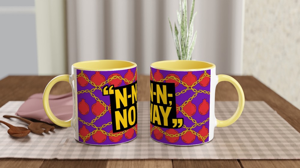 N-N-N-N No Way Funny Stuttering Quote Mug — view 8
