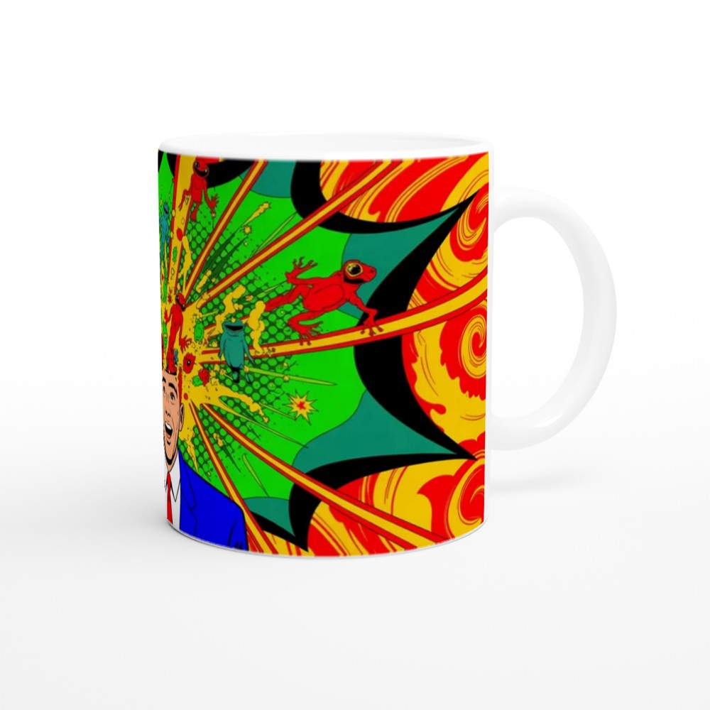 Mind Blown Pop Art Psychedelic Explosion Mug — view 12