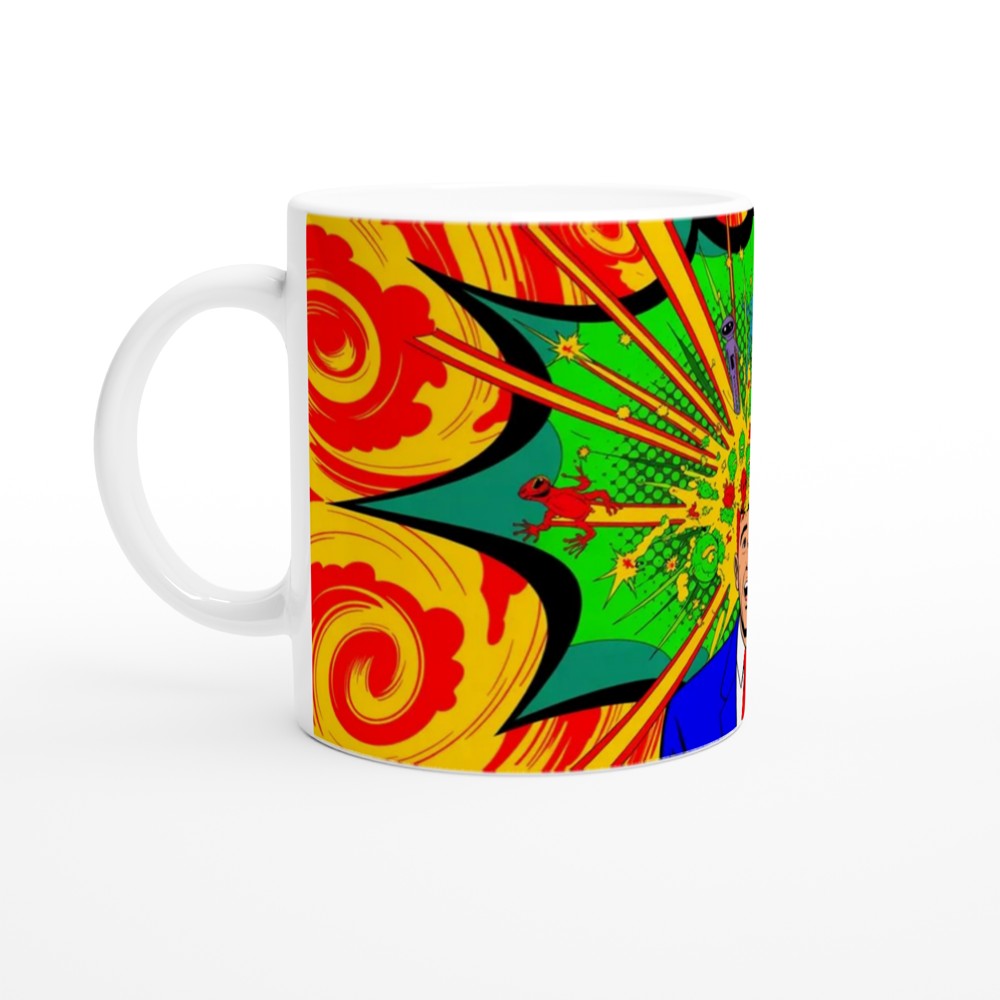 Mind Blown Pop Art Psychedelic Explosion Mug — view 10