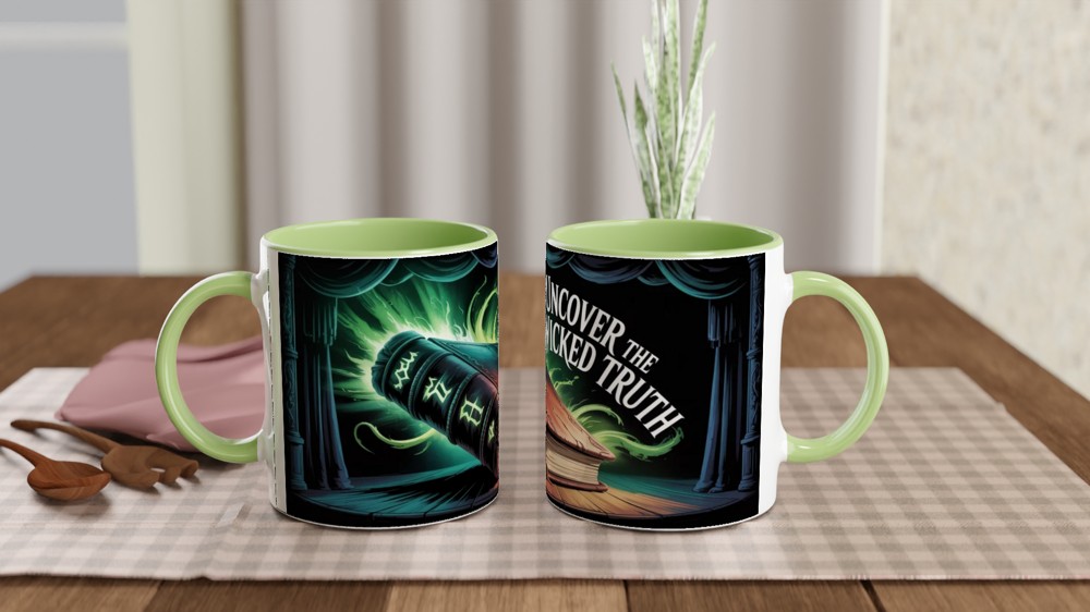 Uncover The Wicked Truth - Dark Magic Book Mug — view 5