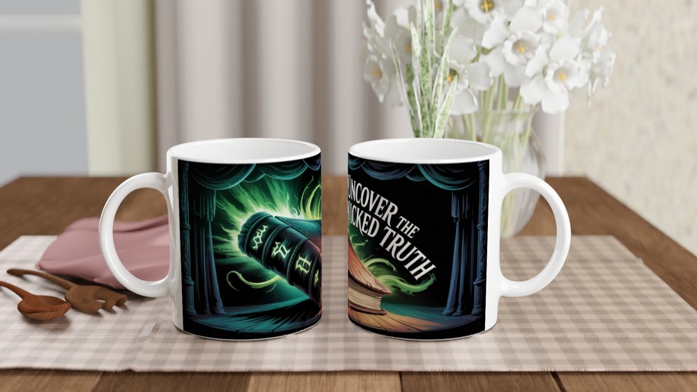 Uncover The Wicked Truth - Dark Magic Book Mug
