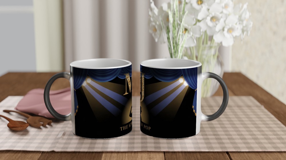 MJ The King of Pop Stage Silhouette Mug — view 3
