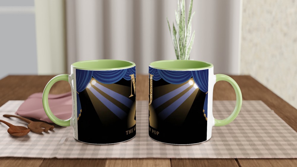 MJ The King of Pop Stage Silhouette Mug — view 5