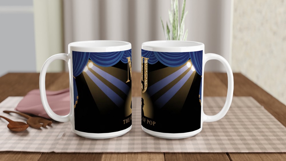 MJ The King of Pop Stage Silhouette Mug — view 2