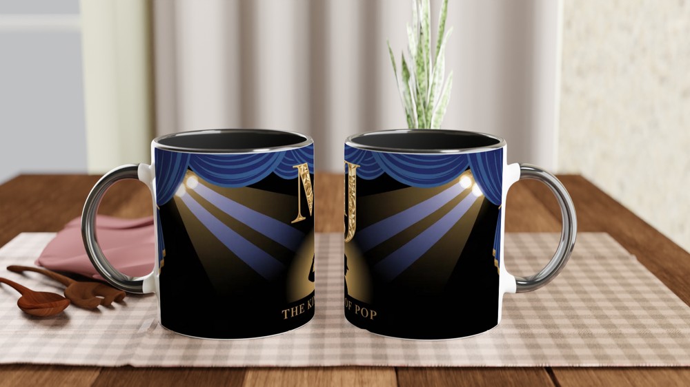 MJ The King of Pop Stage Silhouette Mug — view 9