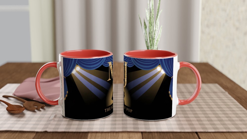 MJ The King of Pop Stage Silhouette Mug — view 7
