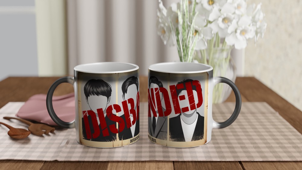 Saja Boys Mug | K-Pop Demon Hunters Gift | Disbanded Wanted Poster Mug | K-Pop Fan Gift for Best Friend — view 3