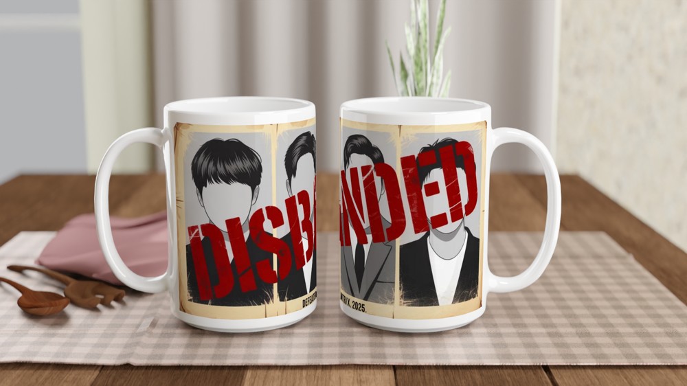 Saja Boys Mug | K-Pop Demon Hunters Gift | Disbanded Wanted Poster Mug | K-Pop Fan Gift for Best Friend — view 2