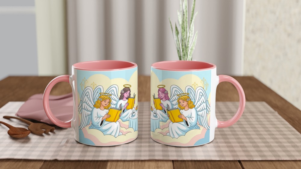 Angels Reading Books at Tea Party in the Clouds — view 6