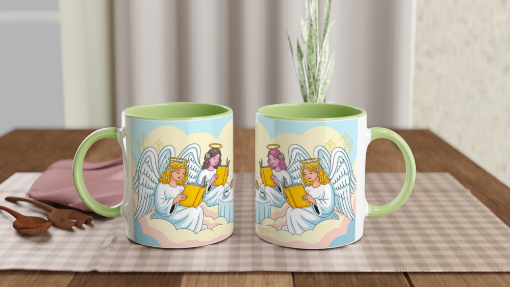 Angels Reading Books at Tea Party in the Clouds — view 5