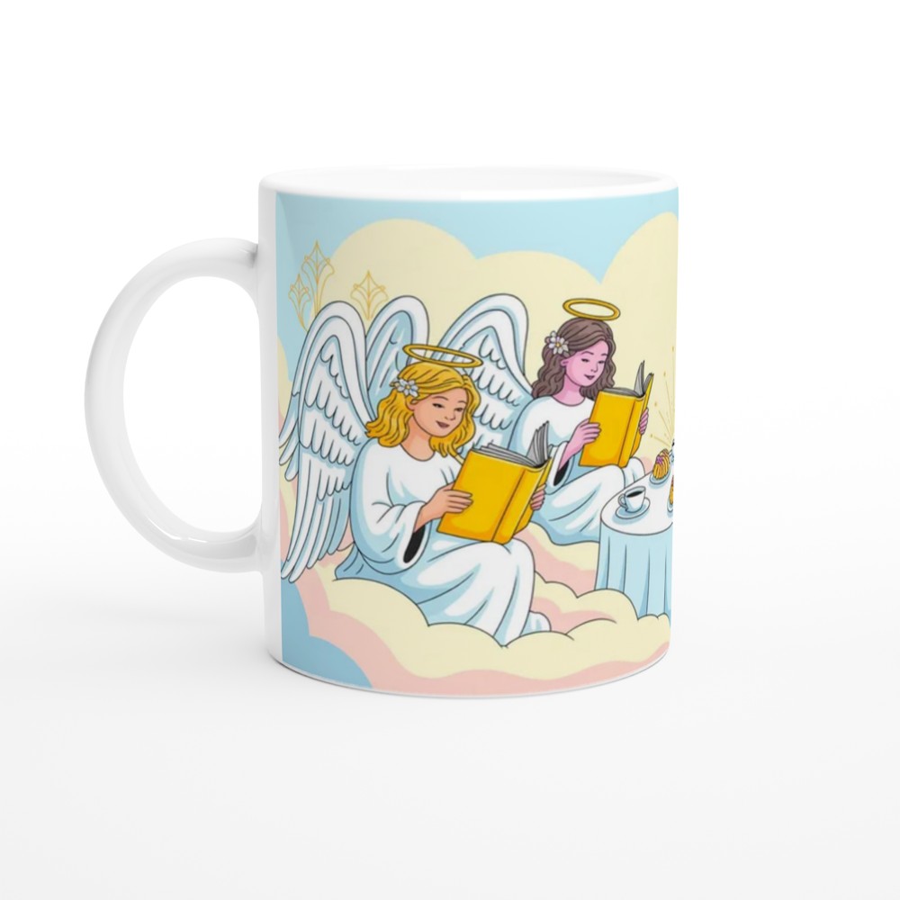 Angels Reading Books at Tea Party in the Clouds — view 10