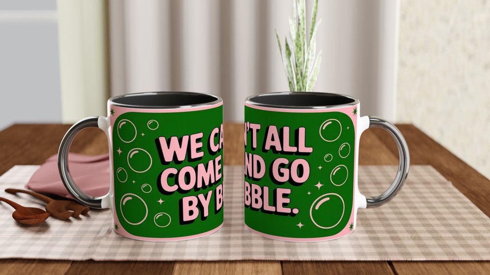 Wicked Mug | 'Come and Go By Bubble' Quote | Musical Theatre Gift | Present for Best Friend — view 9