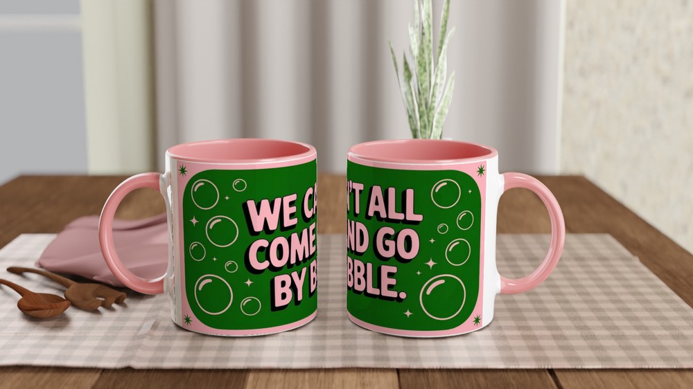 Wicked Mug | 'Come and Go By Bubble' Quote | Musical Theatre Gift | Present for Best Friend — view 6
