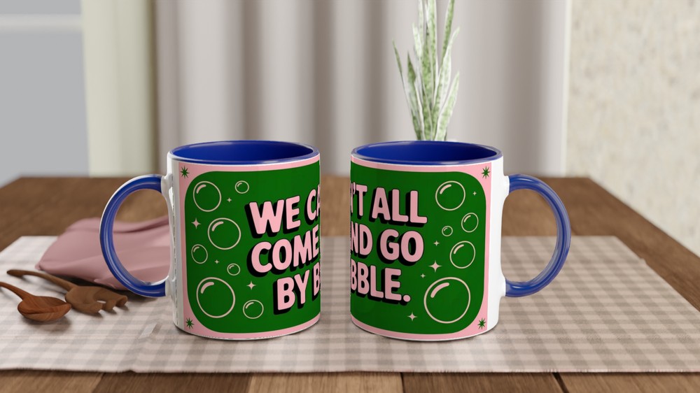 Wicked Mug | 'Come and Go By Bubble' Quote | Musical Theatre Gift | Present for Best Friend — view 4