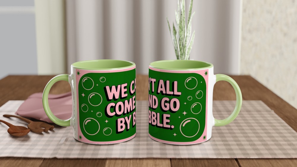 Wicked Mug | 'Come and Go By Bubble' Quote | Musical Theatre Gift | Present for Best Friend — view 5