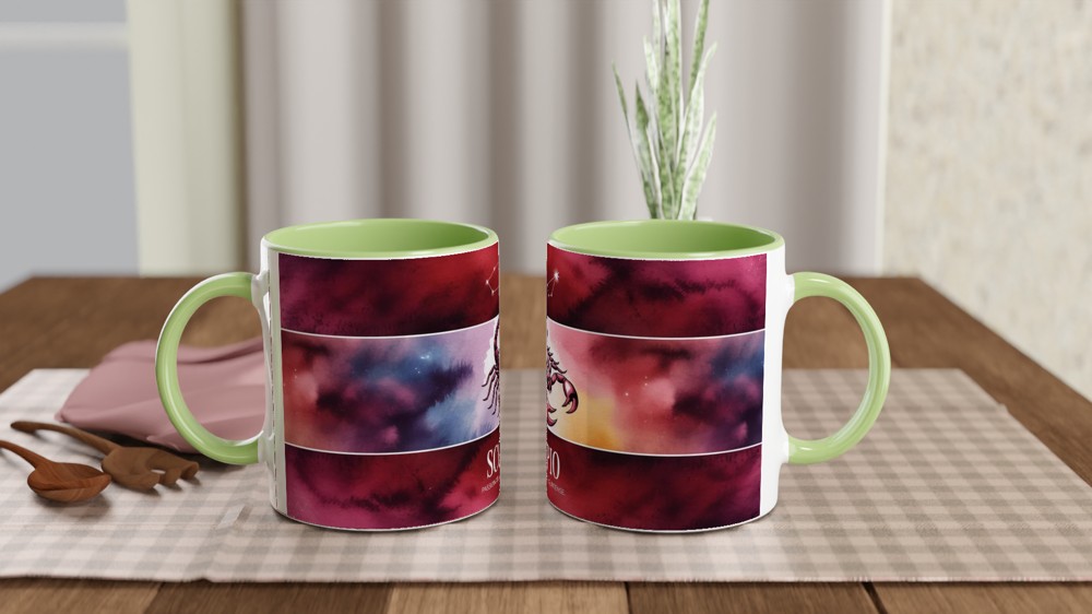 Scorpio Mug | Scorpio Zodiac Gift | Astrology Horoscope Coffee Cup | Birthday Present for Best Friend — view 5