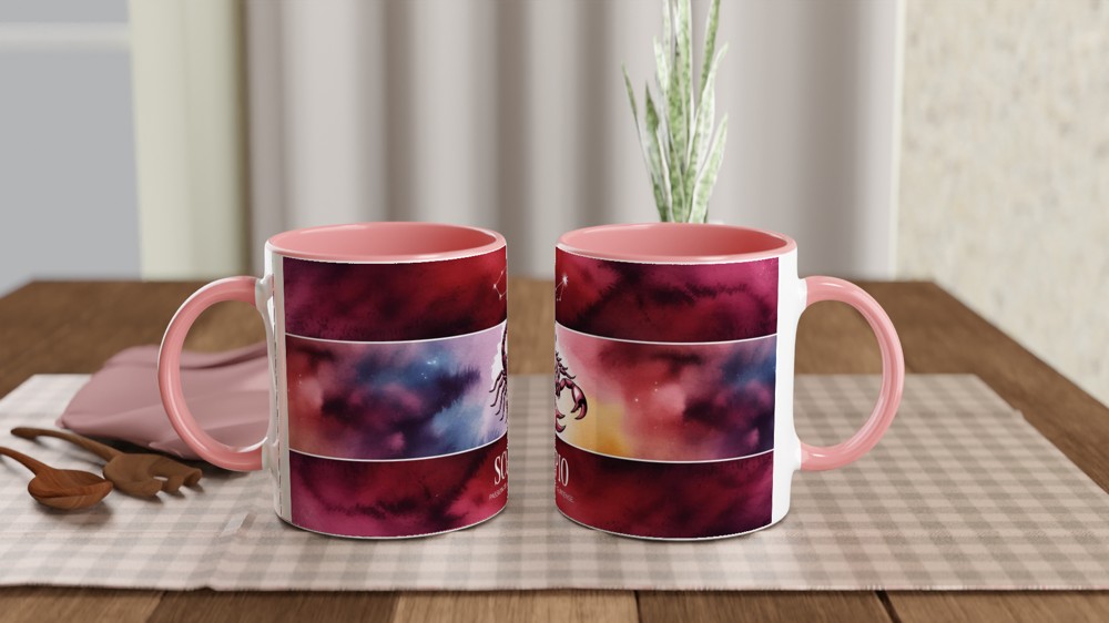 Scorpio Mug | Scorpio Zodiac Gift | Astrology Horoscope Coffee Cup | Birthday Present for Best Friend — view 6