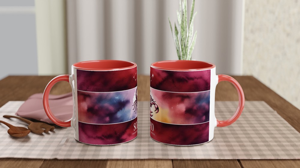 Scorpio Mug | Scorpio Zodiac Gift | Astrology Horoscope Coffee Cup | Birthday Present for Best Friend — view 7