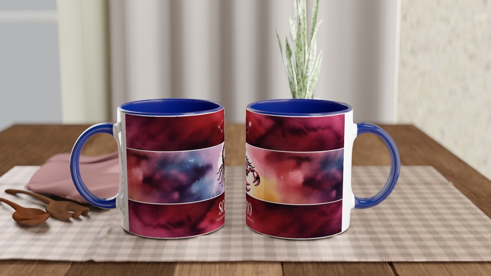 Scorpio Mug | Scorpio Zodiac Gift | Astrology Horoscope Coffee Cup | Birthday Present for Best Friend — view 4
