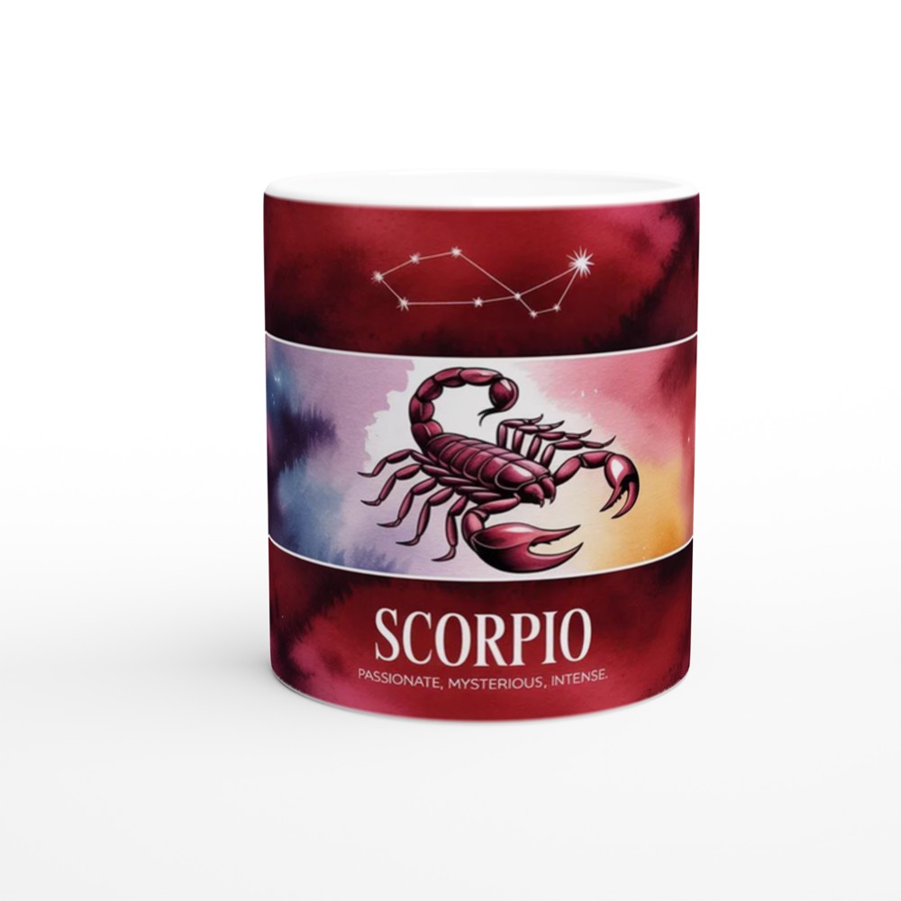 Scorpio Mug | Scorpio Zodiac Gift | Astrology Horoscope Coffee Cup | Birthday Present for Best Friend — view 11