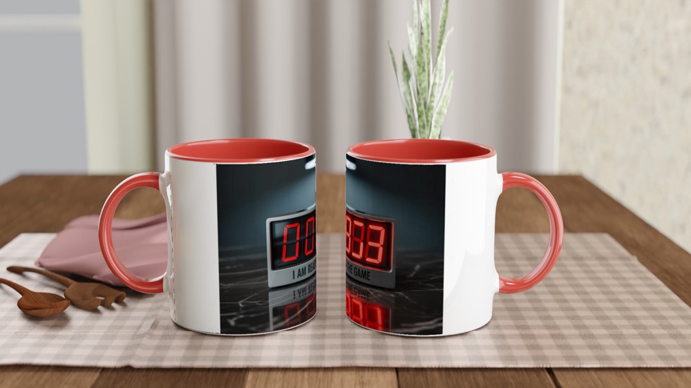 I Am Ready For The Game - Digital Countdown Clock Mug — view 7