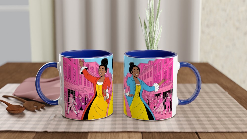 Schuyler Sisters Mug | Hamilton Inspired Gift | Musical Theatre Mug for Her | Theatre Lover Present — view 4