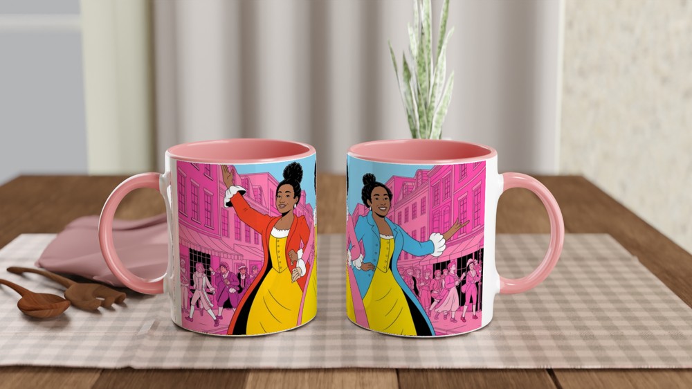 Schuyler Sisters Mug | Hamilton Inspired Gift | Musical Theatre Mug for Her | Theatre Lover Present — view 6