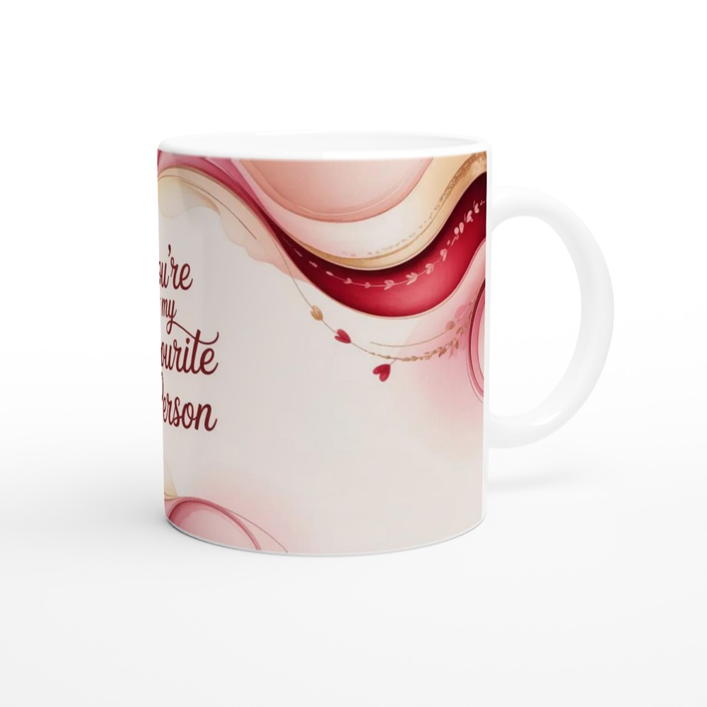 Favourite Person Mug | Romantic Valentine's Gift for Him or Her | Anniversary Coffee Cup — view 12
