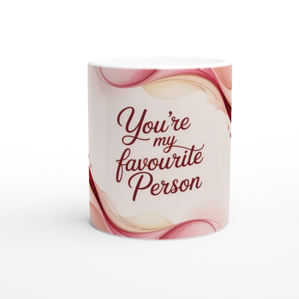 Favourite Person Mug | Romantic Valentine's Gift for Him or Her | Anniversary Coffee Cup — view 11