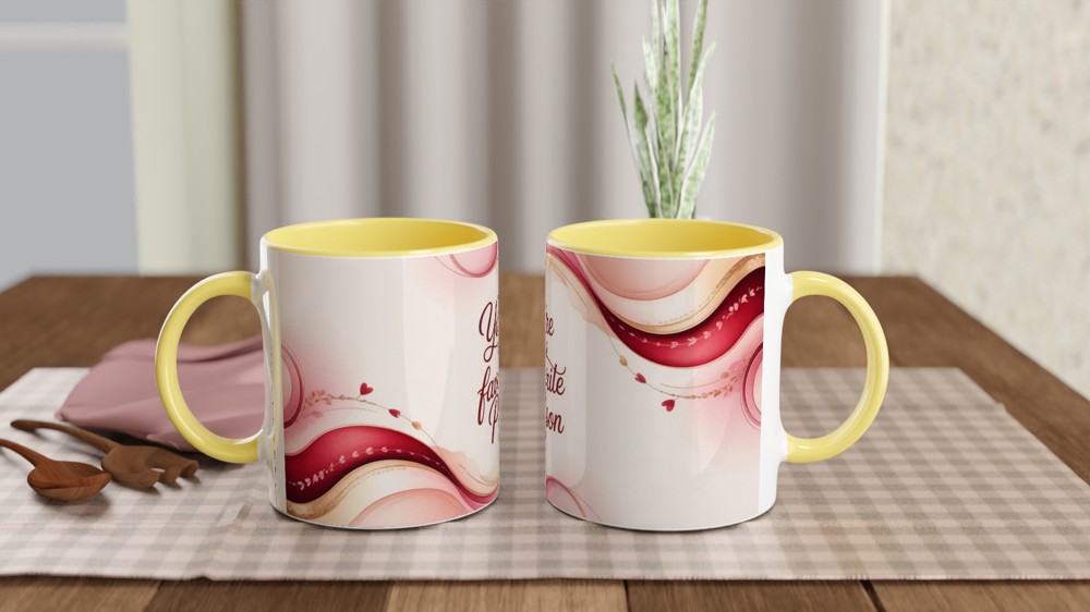 Favourite Person Mug | Romantic Valentine's Gift for Him or Her | Anniversary Coffee Cup — view 8