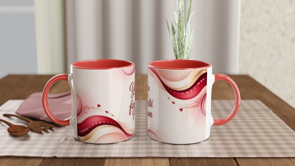 Favourite Person Mug | Romantic Valentine's Gift for Him or Her | Anniversary Coffee Cup — view 7