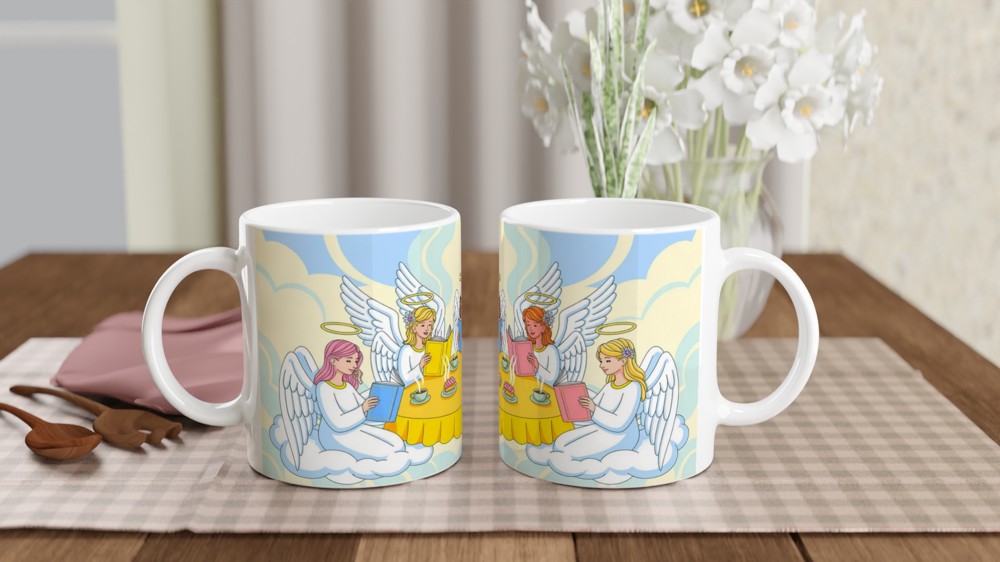 Angels Book Club Tea Party in the Clouds