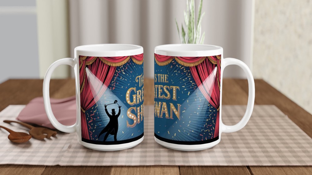 The Greatest Showman Mug | 'This Is The Greatest Show' Quote | Musical Theatre Gift | Circus Stage Design Present — view 2