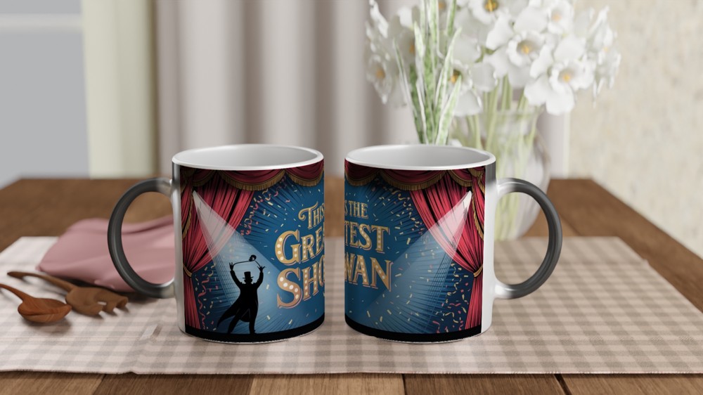 The Greatest Showman Mug | 'This Is The Greatest Show' Quote | Musical Theatre Gift | Circus Stage Design Present — view 3