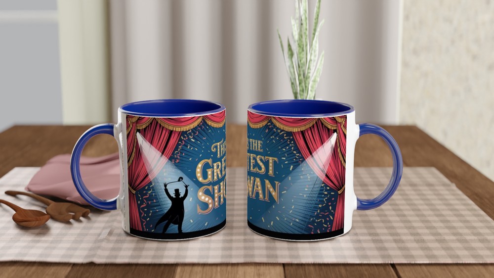 The Greatest Showman Mug | 'This Is The Greatest Show' Quote | Musical Theatre Gift | Circus Stage Design Present — view 4