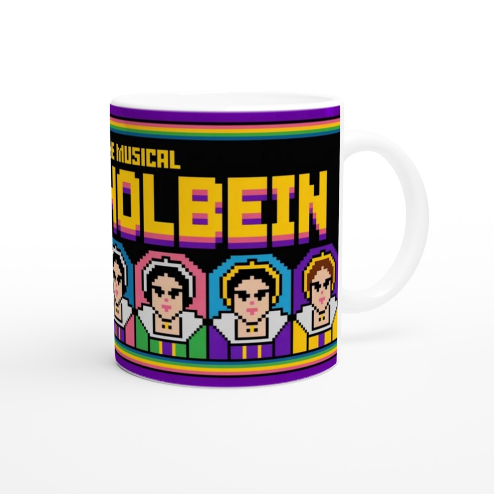 Six The Musical Haus of Holbein Pixel Art Mug — view 12