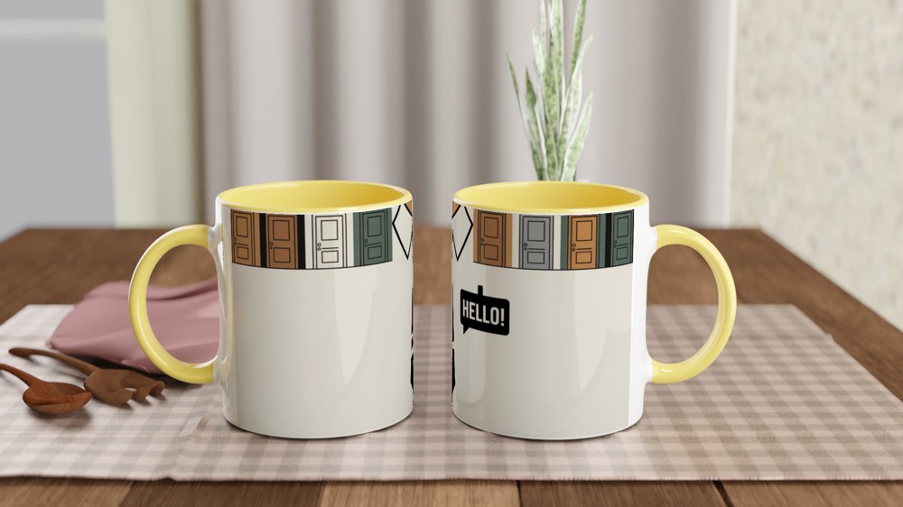 Book of Mormon Mug | 'Hello!' Missionary Badge Design | Musical Theatre Gift | West End Present — view 8