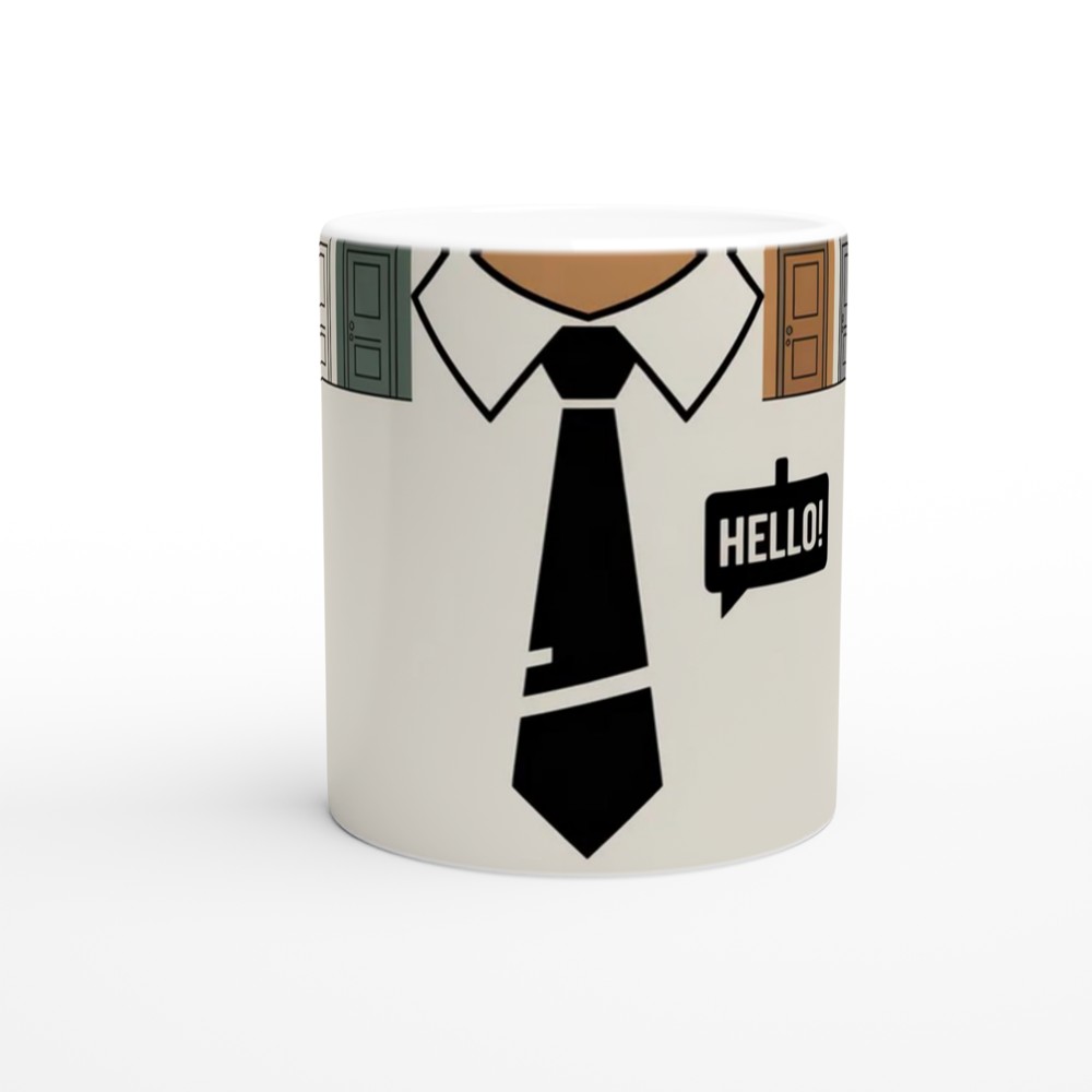 Book of Mormon Mug | 'Hello!' Missionary Badge Design | Musical Theatre Gift | West End Present — view 11