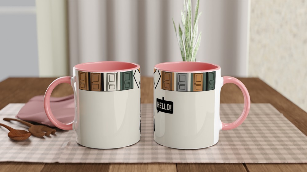 Book of Mormon Mug | 'Hello!' Missionary Badge Design | Musical Theatre Gift | West End Present — view 6