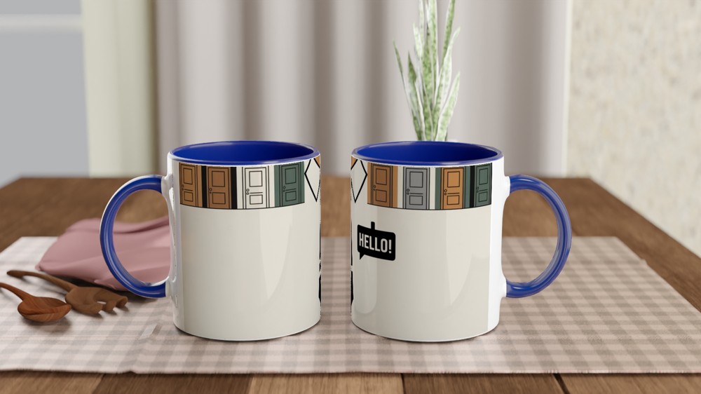Book of Mormon Mug | 'Hello!' Missionary Badge Design | Musical Theatre Gift | West End Present — view 4