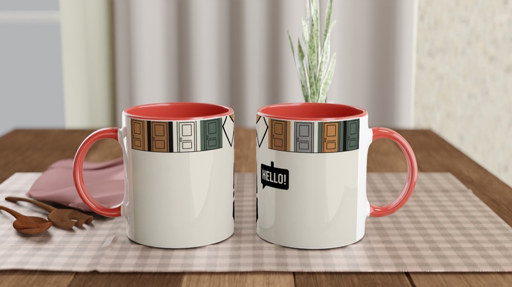 Book of Mormon Mug | 'Hello!' Missionary Badge Design | Musical Theatre Gift | West End Present — view 7