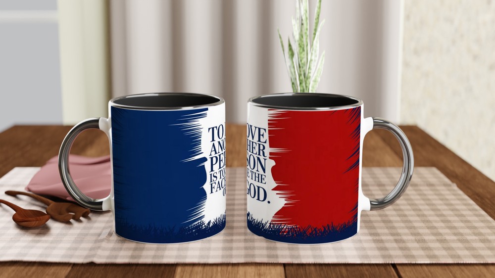 Les Miserables Mug | To Love Another Person Quote | Musical Theatre Gift | French Barricade Design for West End Fans — view 9