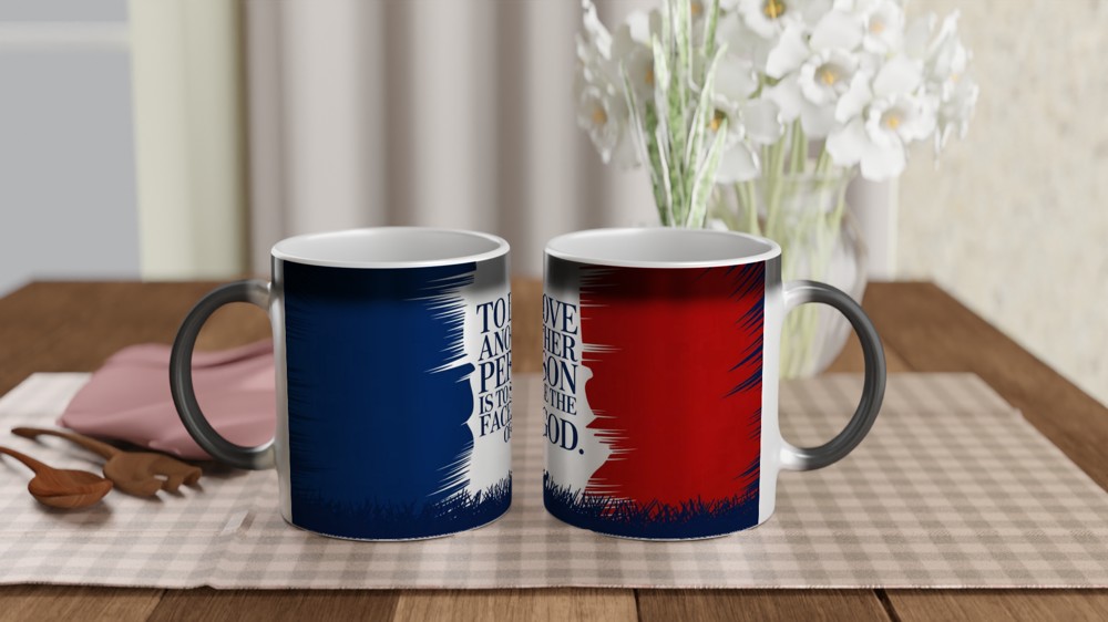 Les Miserables Mug | To Love Another Person Quote | Musical Theatre Gift | French Barricade Design for West End Fans — view 3